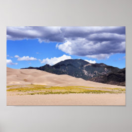 Póster Monte Herard, Grandes Dunas de Arena, Colorado