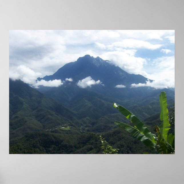 Póster Monte Kinabalu (Frente)