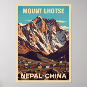 Póster Monte Lhotse Nepal-China V02