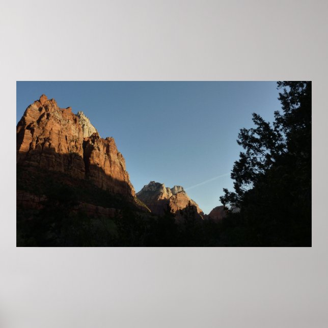 Póster Monte Moroni y Pico Jacob en Zion (Frente)