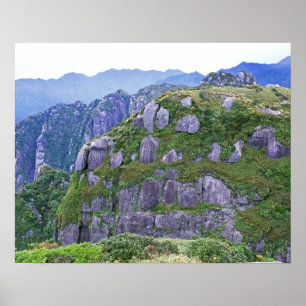 Póster Monte Nagata, Yakushima, Kagoshima, Japón
