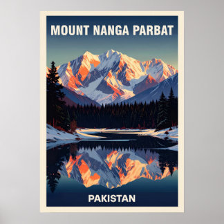 Póster Monte Nanga Parbat V04