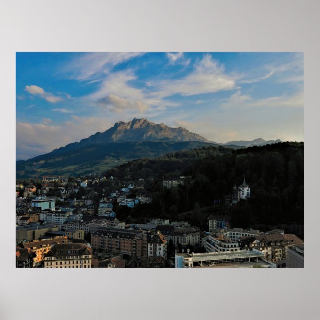Póster Monte Pilatus (Frente)