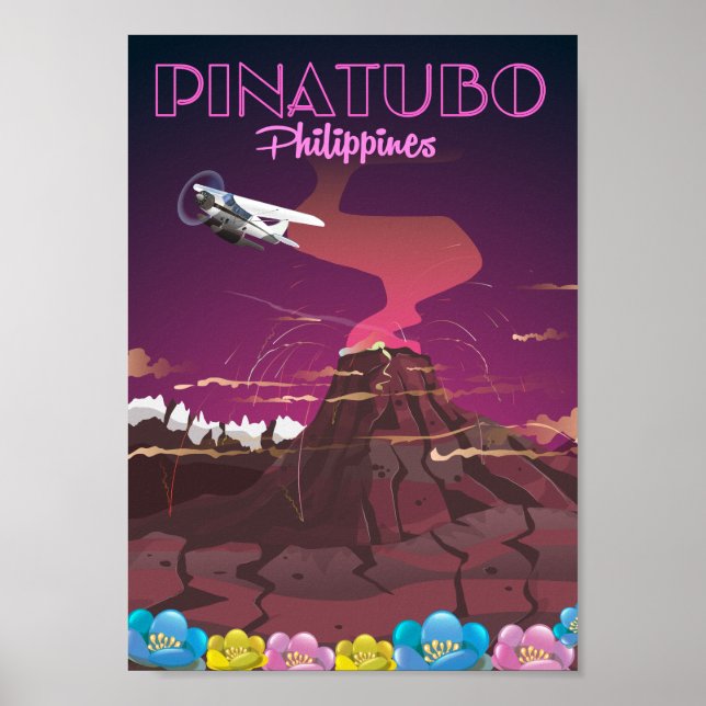 Póster Monte Pinatubo, Filipinas (Frente)