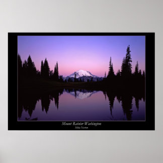 Póster Monte Rainier