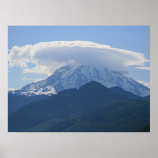 Póster Monte Rainier