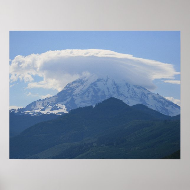 Póster Monte Rainier (Frente)