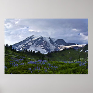 Póster Monte Rainier
