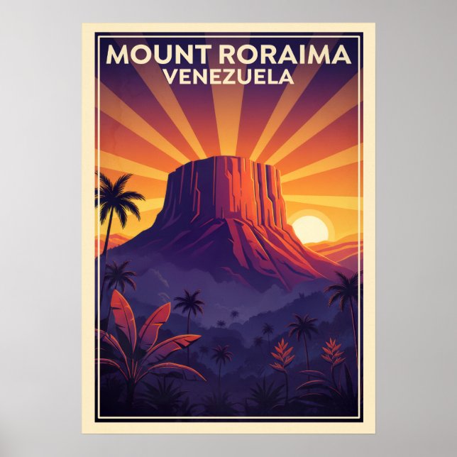 Póster Monte Roraima Venezuela V05 (Frente)