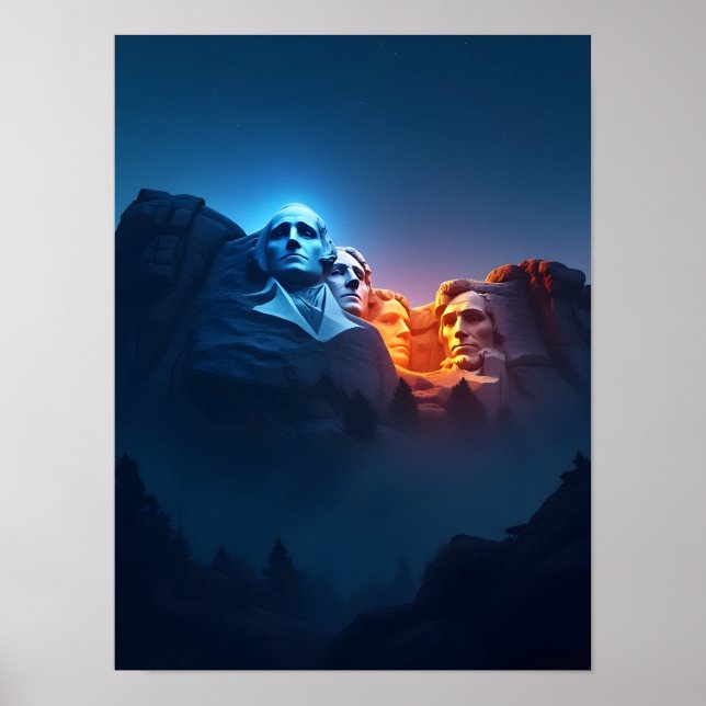 Póster Monte Rushmore (Frente)