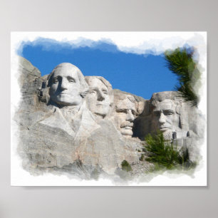 Póster Monte Rushmore