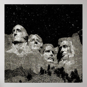 Póster Monte Rushmore, Poster