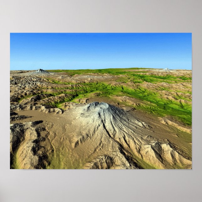 Póster Monte Saint Helens (Frente)