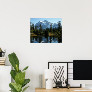 Póster Monte Shuksan pintoresco, Washington Fotográfico