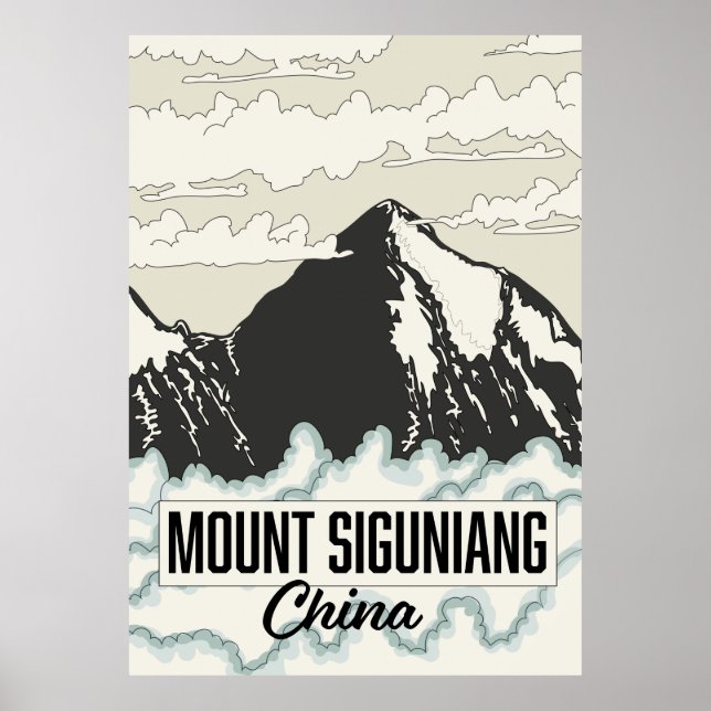 Póster Monte Siguniang China (Frente)
