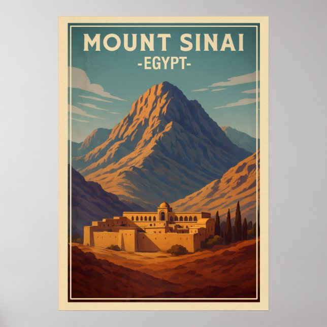 Póster Monte Sinai Egipto V01 (Frente)