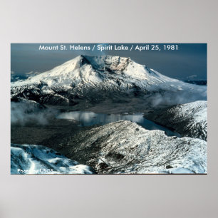 Póster Monte St. Helens