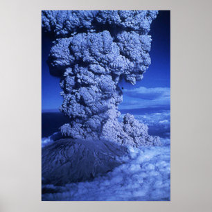 Póster Monte St. Helens