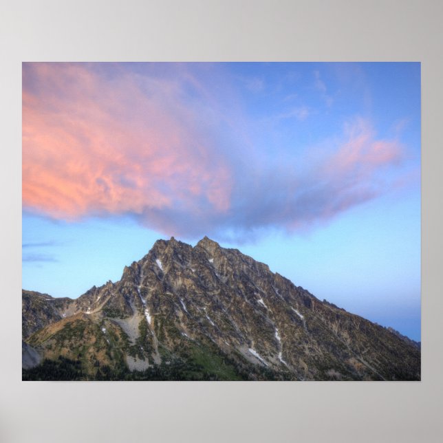 Póster Monte Stuart, al atardecer (Frente)