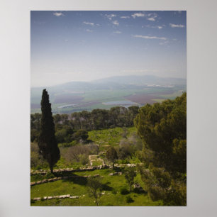 Póster Monte Tabor, lugar de transfiguración bíblica