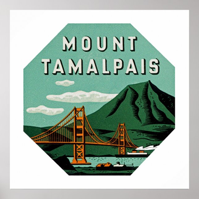 Póster Monte Tamalpais (Frente)