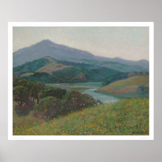 Póster Monte Tamalpais de Corte Madera Creek (1153)