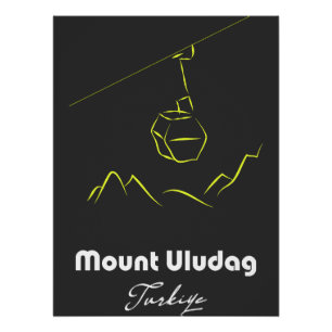 Póster Monte Uludag Turkiye