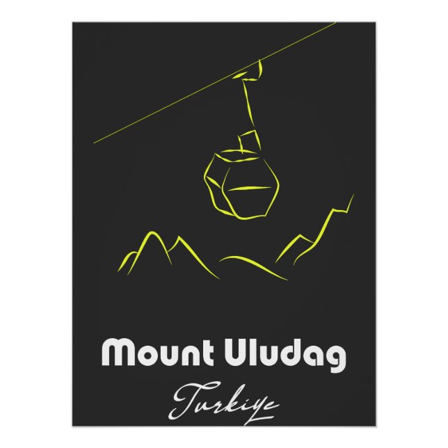 Póster Monte Uludag Turkiye (Anverso)