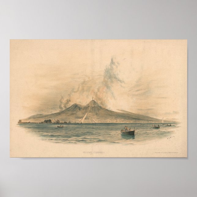 Póster Monte Vesubio (Frente)