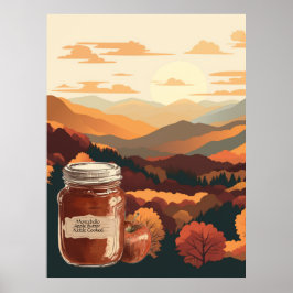 Póster Montebello, Virginia Apple Butter personalizable