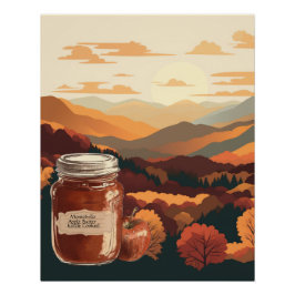 Póster Montebello, Virginia Apple Butter personalizable