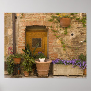 Póster Montefollonico, Val d'Orcia, provincia de Siena, 2