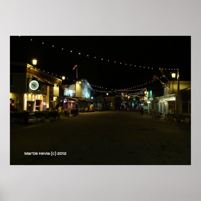 Póster Monterey Fisherman's Wharf (Frente)