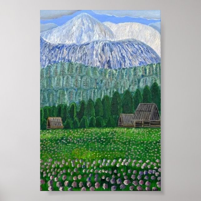 Póster Montes Tatra Polonia (Frente)