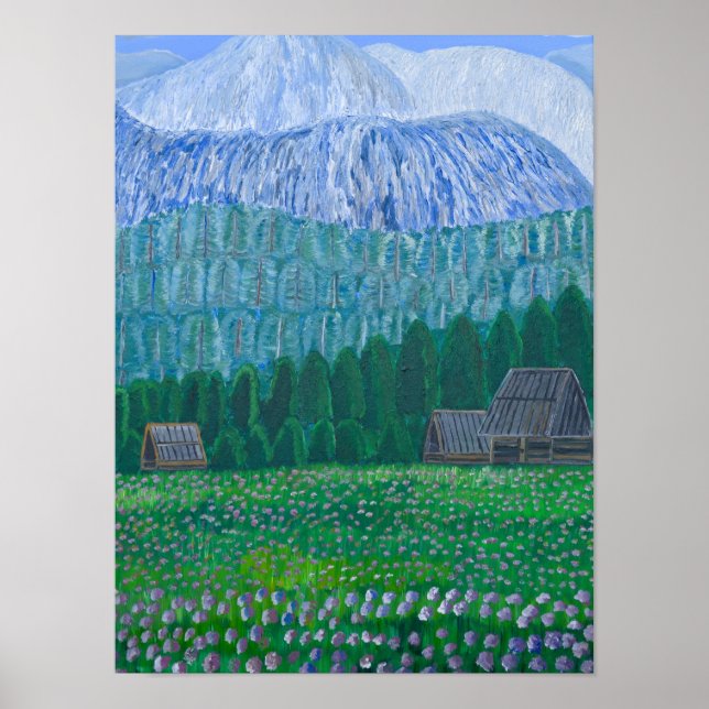 Póster Montes Tatra Polonia (Frente)