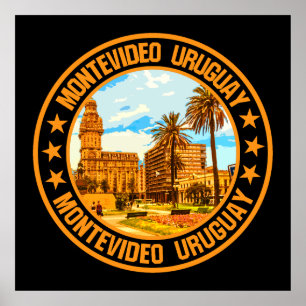 Póster Montevideo Uruguay