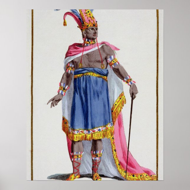 Póster Montezuma, el emperador de México (1466-1520) 1780 (Frente)