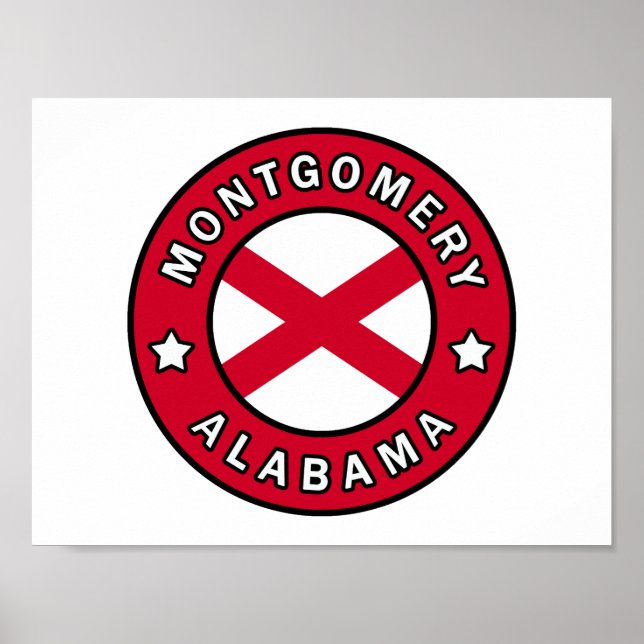 Póster Montgomery Alabama (Frente)