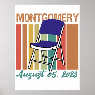 Póster Montgomery Brawl Folding Chair Agosto 5 2023
