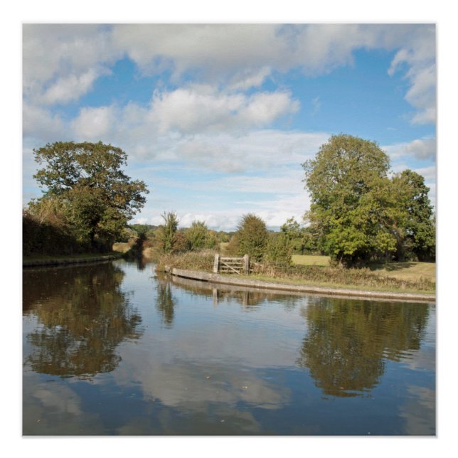 Póster Montgomery Canal Shropshire (Anverso)