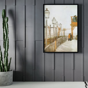 Póster Montmartre de Vincent van Gogh, Bella Artes de la 