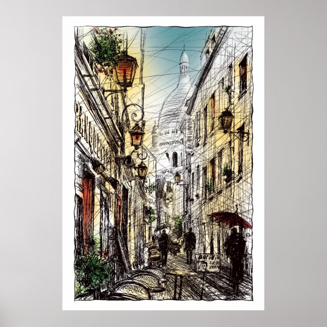 Póster Montmartre XI (Frente)