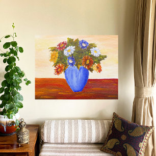 Póster Montón de flores