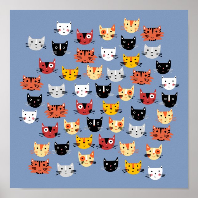 Póster Montones de gatitos (Frente)