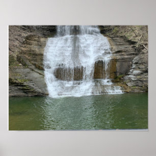 Póster Montour Falls Finger Lakes Nueva York