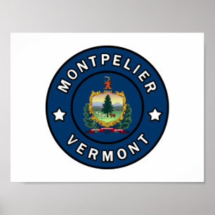 Póster Montpelier Vermont