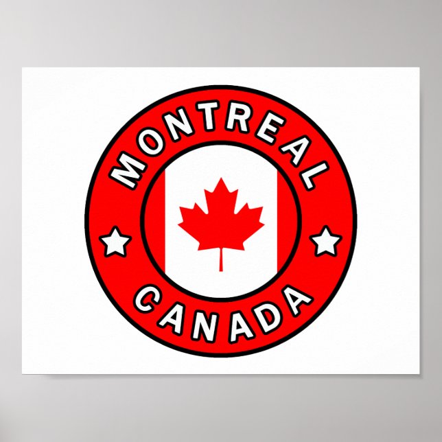 Póster Montreal Canadá (Frente)