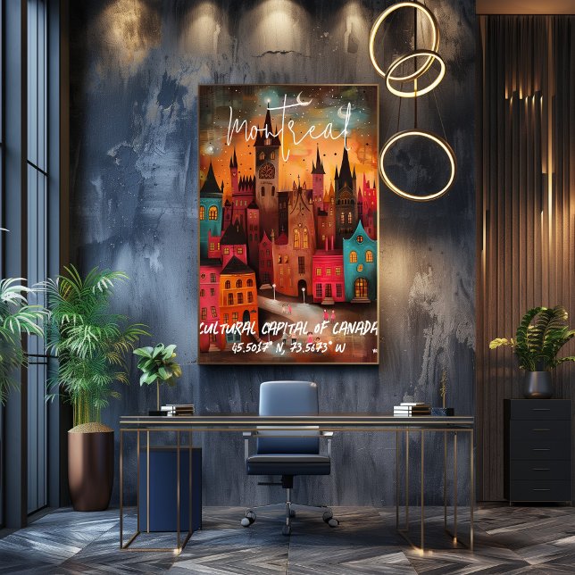 Póster Montreal: Capital Cultural de Canadá con Arquitect (Subido por el creador)