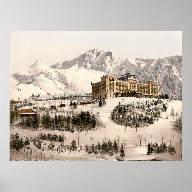 Póster Montreux Suiza (Frente)