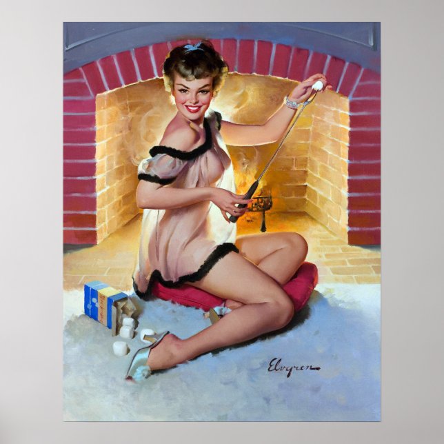 Póster Montura de Fiesta de Marshmellow (Frente)